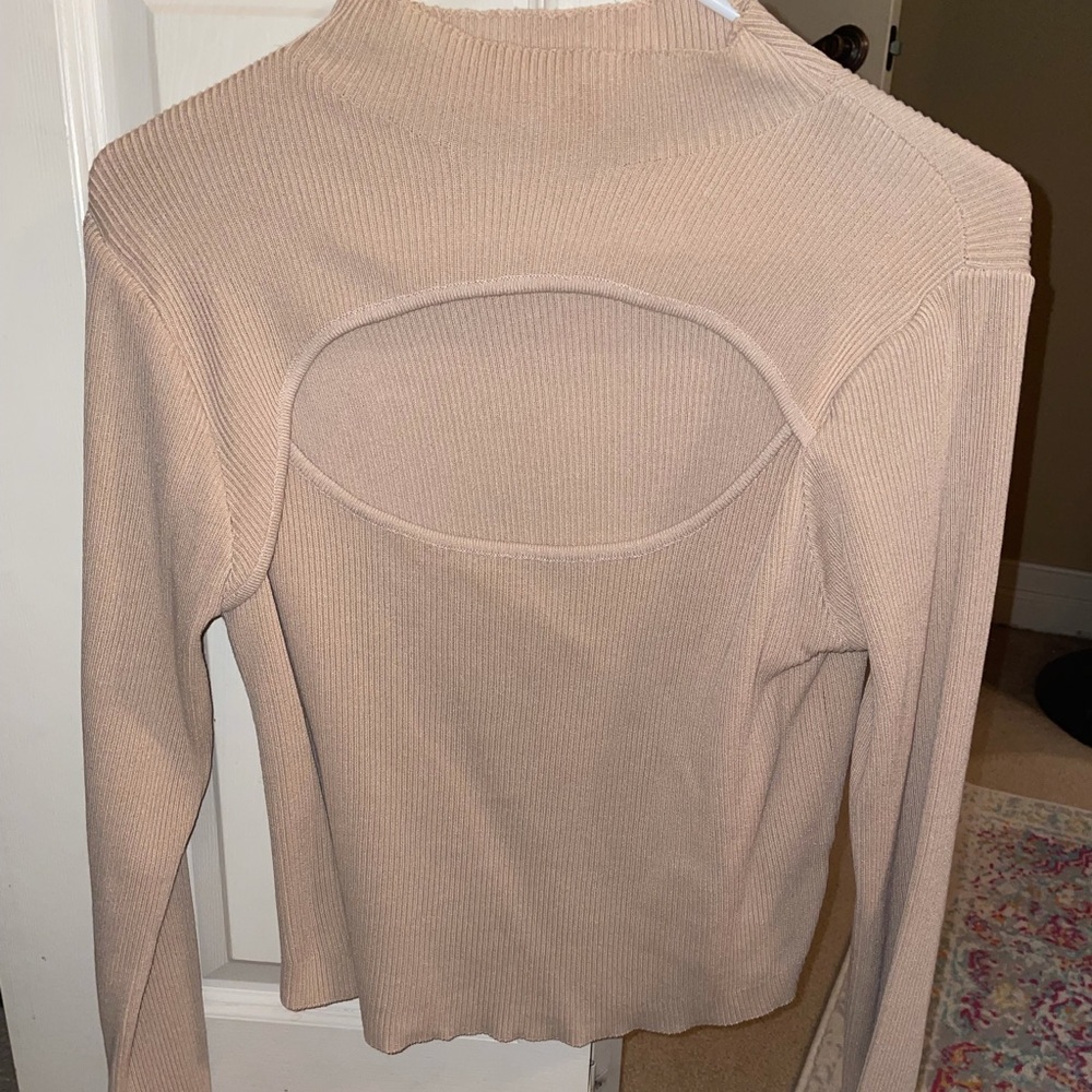 Cutout sweater